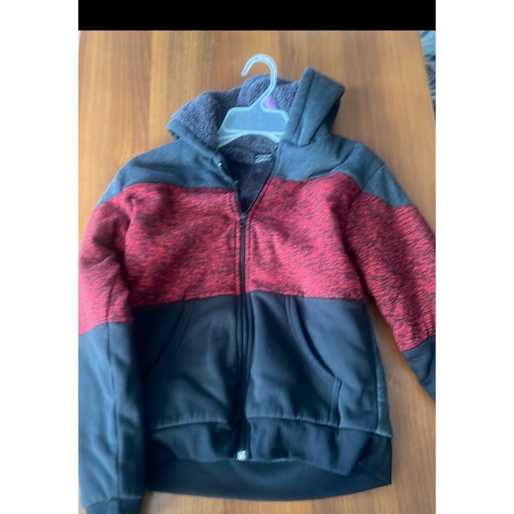 Zip up cozy hoodie jacket boys